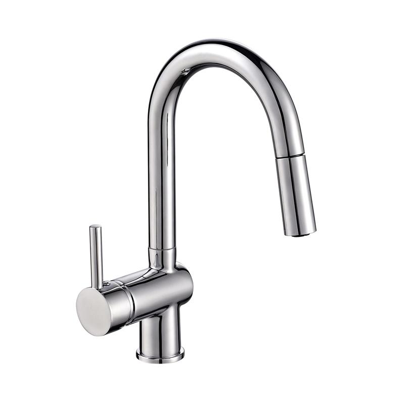 3026 Pb-free faucet manubrium unum calidum/frigidum constratae mergi turpis, culinam faucet collige;