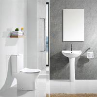YS22270P 2-piece Rimless ceramic toilet, P-laqueum washdown latrinam;