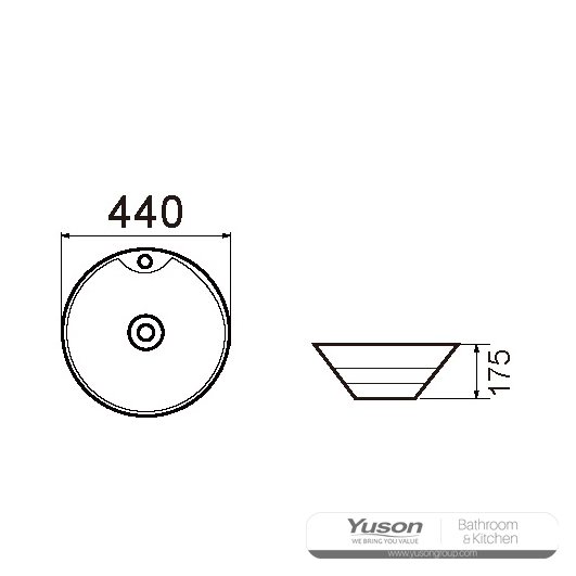 YS28422 Labrum ceramic supra Peripatetici, basin artificiosum, mergi ceramic;