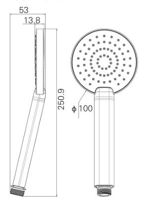 YS31260 ABS manus, mobilis imber, ACS certified;