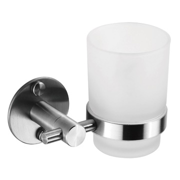 13984 Bathroom accessiones, possessor Tumbler, zinci/brass/SUS Tumbler possessor et poculum vitreum;