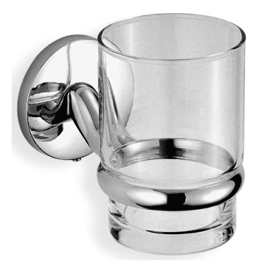 15484 Bathroom accessiones: possessor Tumbler, zinci/brass/SUS Tumbler possessor et poculum vitreum;