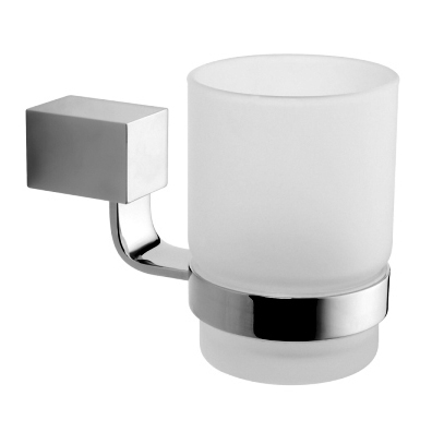 15984 Bathroom accessiones: possessor Tumbler, zinci/brass/SUS Tumbler possessor et poculum vitreum;