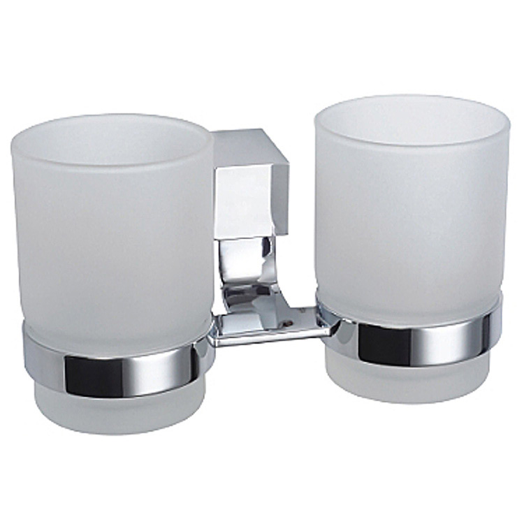 15984D Bathroom accessiones: possessor Tumbler, zinci/brass/SUS possessor Tumbler et poculi vitrei;