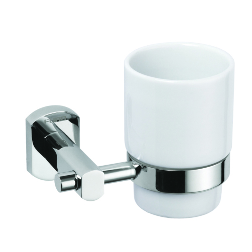 20284 Bathroom accessiones: possessor Tumbler, zinci/brass/SUS Tumbler possessor et poculum vitreum;