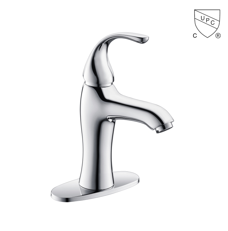 M0151 UPC, CUPC latrina certificata submerge faucet, 1-manubrium Single foramen / 4-in Centreset pelvis faucet;