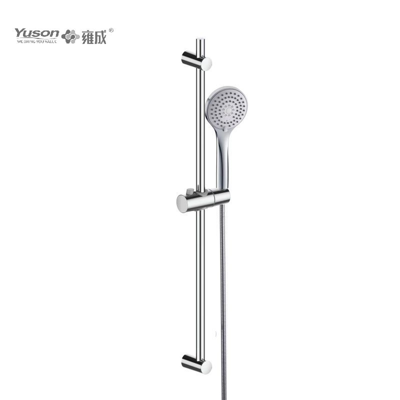 YS33279A ø19mm Prolapsus imber posuit SS Illapsum Bar, 3-Functionem manus Shower 1.5m Diver imber Hose, Cum Sapone Dish