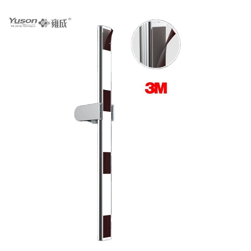 YS33132 Flat Design Aluminium Illapsum Shower Set, 3-Function Silicone Nozzles, PVC Shower Hose