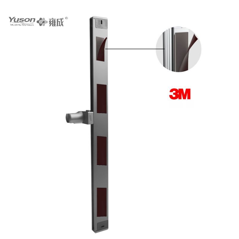 YS33132 Flat Design Aluminium Illapsum Shower Set, 3-Function Silicone Nozzles, PVC Shower Hose