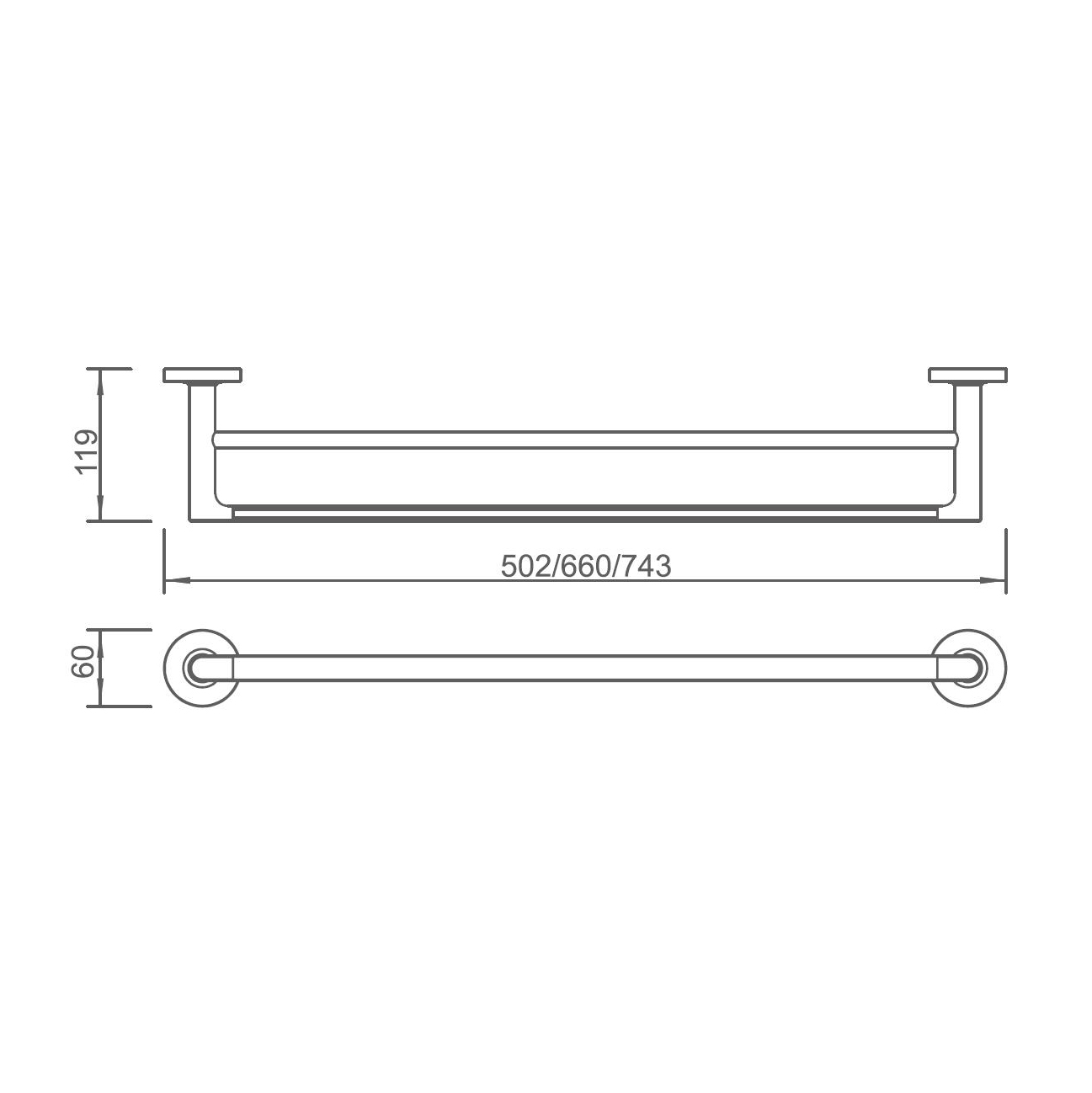 10224D Sleek Bathroom Accessories 24