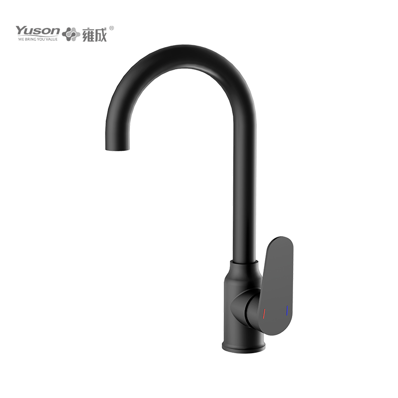 2027-50 Brass Faucet Single Lever Deck-escenderunt calidam & frigidam Coquina Sink Mixer