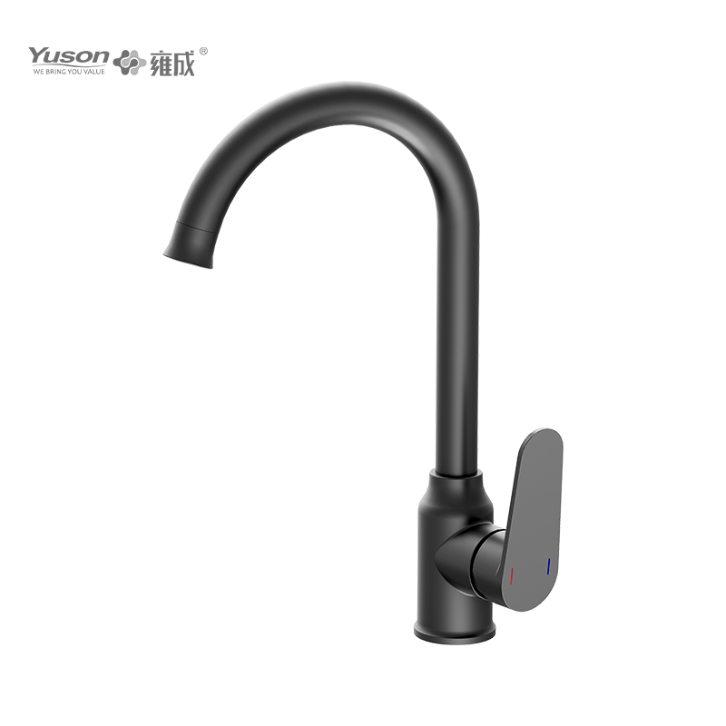 2027-50 Brass Faucet Single Lever Deck-escenderunt calidam & frigidam Coquina Sink Mixer