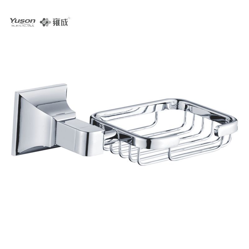 11185B Sleek Bathroom accessiones, cophini Saponis, Zinc/Brass/SUS Soap possessor, murus equestris (Series 11100)