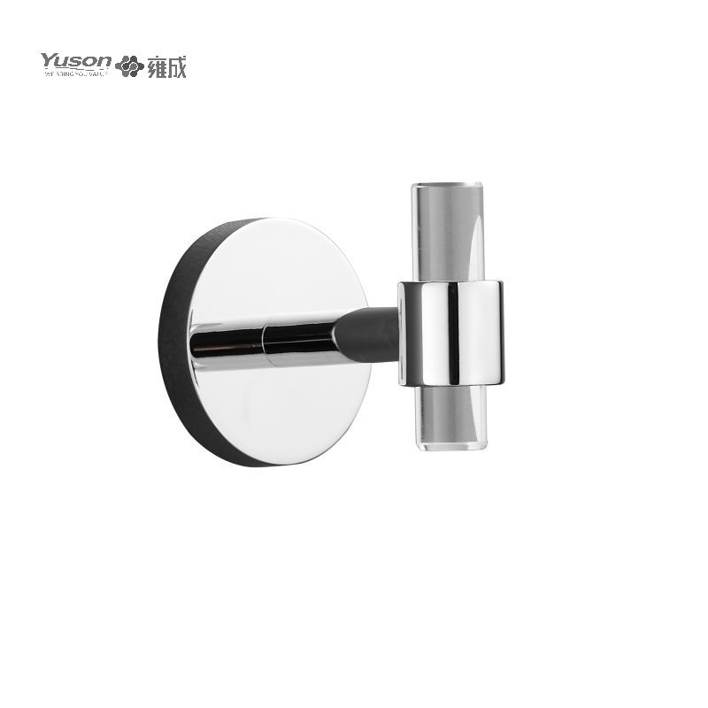 12188 Sleek Bathroom accessiones, hamus Robe, Zinc/Brass/SUS hamus vestitus, murus equestris (Series 12100)