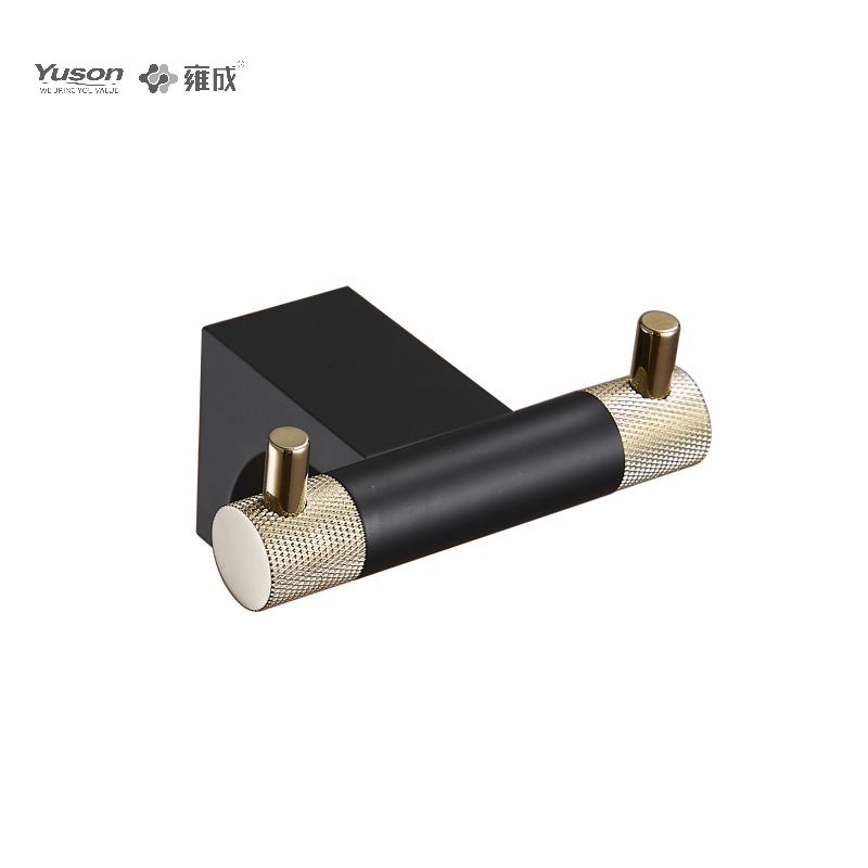 12488 Sleek Bathroom accessiones, hamus Robe, Zinc/Brass/SUS hamus vestitus, murus equestris (Series 12400)