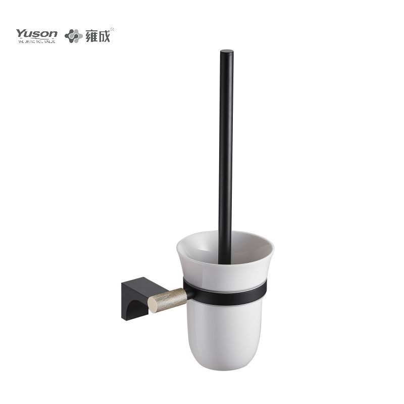 12490 Sleek Bathroom accessiones, Latrina Peniculus cum Frosted/ Calix vitreus Temperatus, Zinc/Brass/SUS Latrina Peniculus, murus equestris (Series 12400)