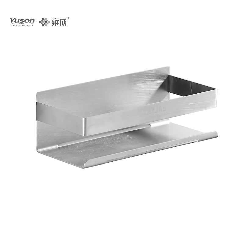 12587B Sleek Bathroom accessiones, fasciae at tabulae, Zinc/Brass/SUS fasciae muralis (Series 12500)