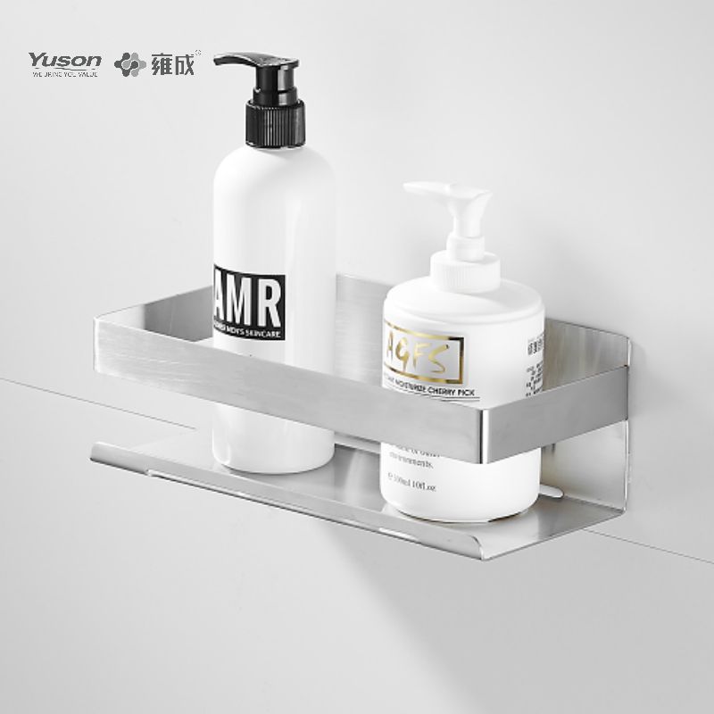 12587B Sleek Bathroom accessiones, fasciae at tabulae, Zinc/Brass/SUS fasciae muralis (Series 12500)