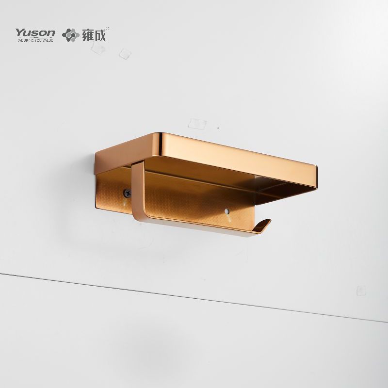 12686B Sleek Bathroom accessiones, latrina charta possessor, Zinc/Brass/SUS Toilet charta volvunt possessor , wall- mounted (Series 12600)