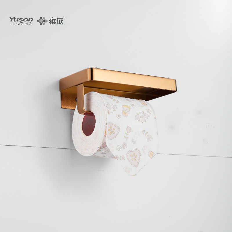 12686B Sleek Bathroom accessiones, latrina charta possessor, Zinc/Brass/SUS Toilet charta volvunt possessor , wall- mounted (Series 12600)