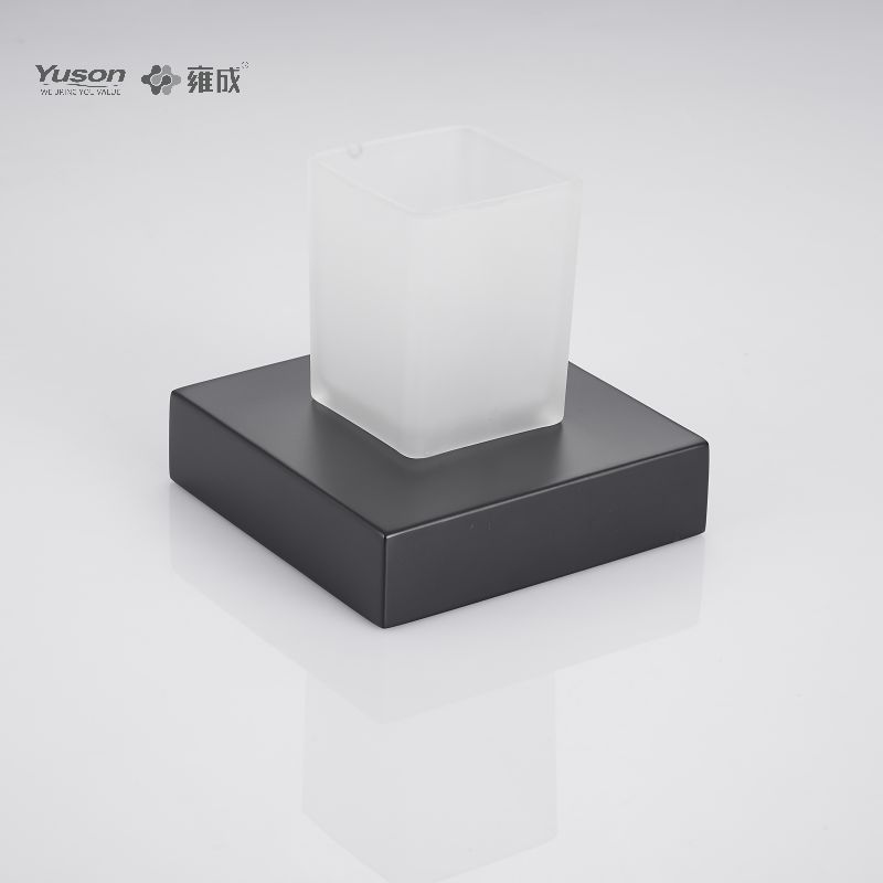 12784 Balnearium nitidum accessiones, possessor Tumbler, cum Frosted/Temperatus Calix vitreus, Zinc/Brass/SUS Tumbler possessor, murus equestris (Series 12700)