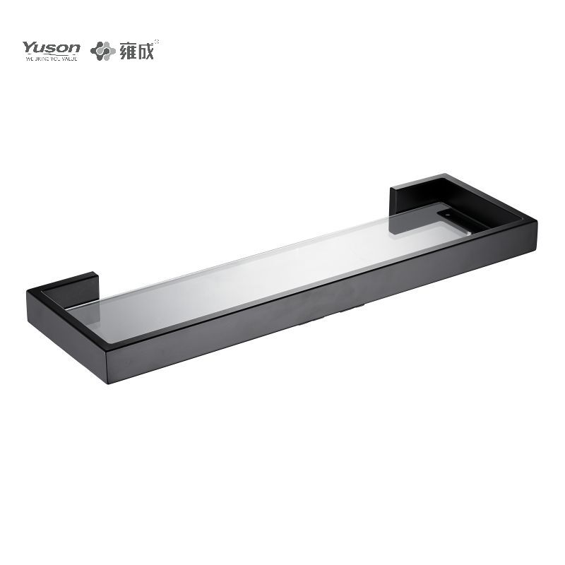 12787 Sleek Bathroom accessiones, lintea shelves, fasciae repono, fasciae vitreae, vitri temperati, murus equestris (Series 12700)