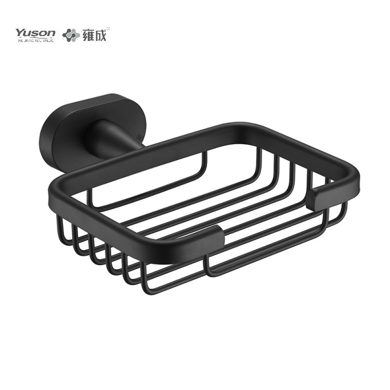 13385B Sleek Bathroom accessiones, cophini Saponis, Zinc/Brass/SUS Soap possessor, murus equestris (Series 13300)