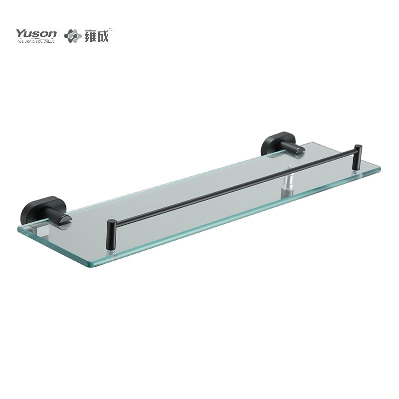 13387 Sleek Bathroom accessiones, lintei shelves, fasciae repono, fasciae vitreae, vitri temperati, murus equestris (Series 13300)