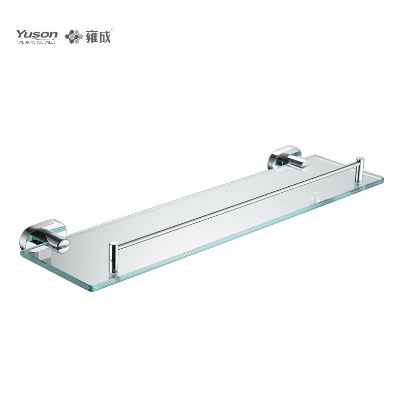 13387 Sleek Bathroom accessiones, lintei shelves, fasciae repono, fasciae vitreae, vitri temperati, murus equestris (Series 13300)