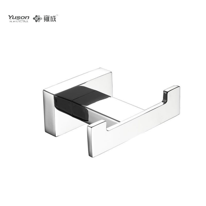 13488B Sleek Bathroom accessiones, hamus Robe, Zinc/Brass/SUS hamus vestitus, murus equestris (Series 13400)