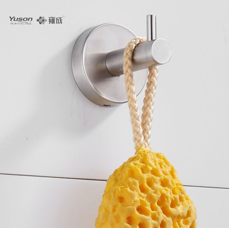 15588 Sleek Bathroom accessiones, hamus Robe, Zinc/Brass/SUS hamus vestitus, murus equestris (Series 15500)