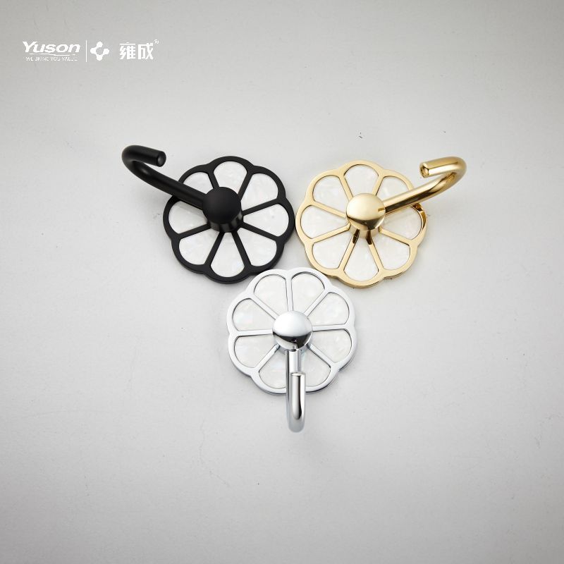 21088 Sleek Bathroom accessiones, hamus Robe, Zinc/Brass/SUS hamus vestitus, murus equestris (Series 21000)