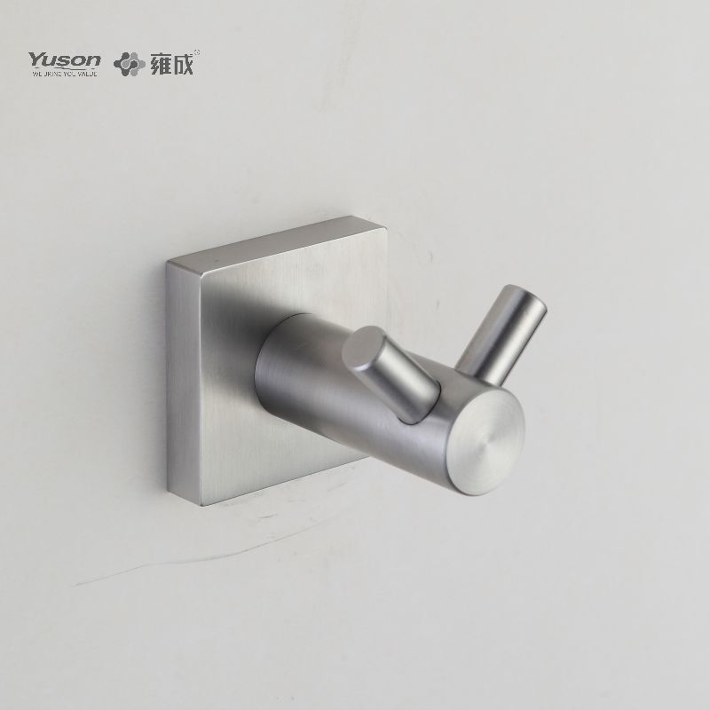 23688 Sleek Bathroom accessiones, hamus Robe, Zinc/Brass/SUS hamus vestitus, murus equestris (Series 23600)