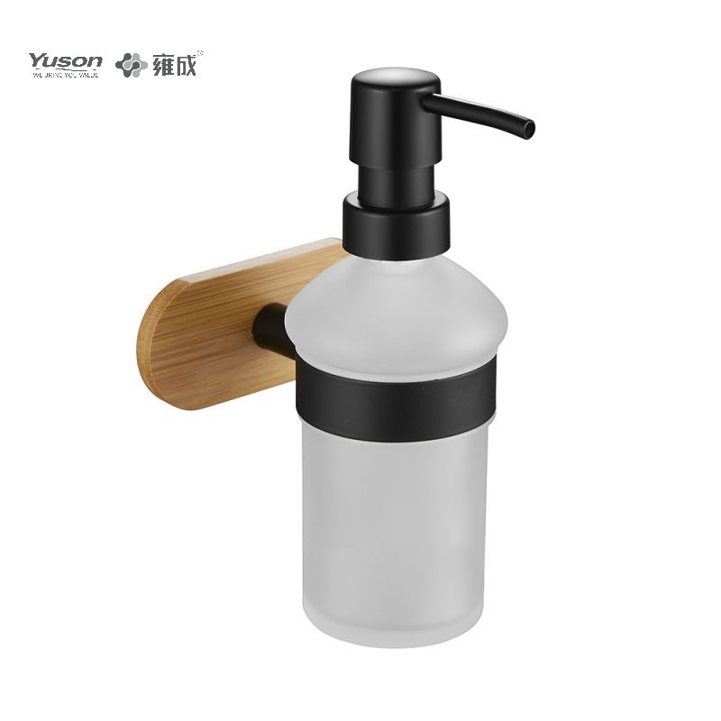 25082 Balnearium nitidum accessiones, Soap Dispensator, cum Frosted/Temperatus Calix vitreus, Zinc/aes/SUS Soap Dispensator, murus equestris (Series 25000)