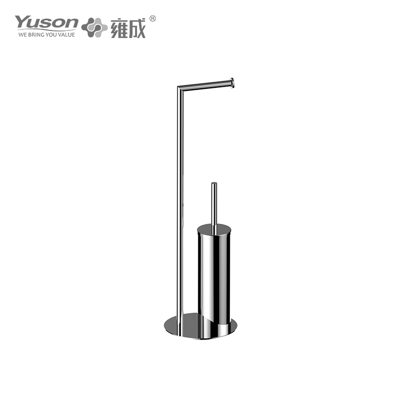 27290A Sleek Bathroom accessiones, Latrina Peniculus cum Frosted/ Calix vitreus Temperatus, Zinc/Brass/SUS Latrina Peniculus, murus equestris (Series 27200)