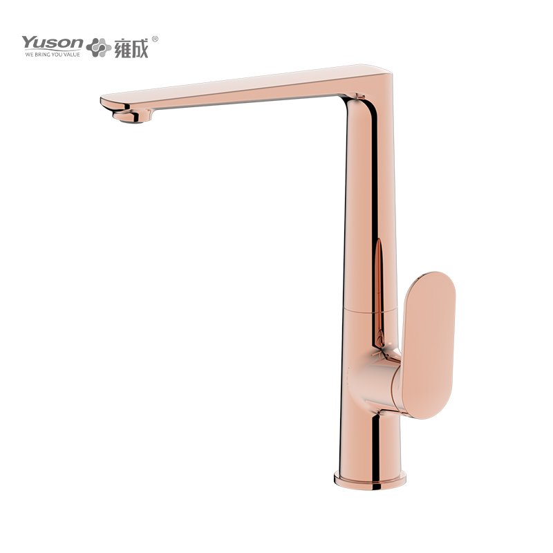 2069-50 Brass Faucet Single Lever constrata-escendere calidum & frigidum aqua culina submersa turpis