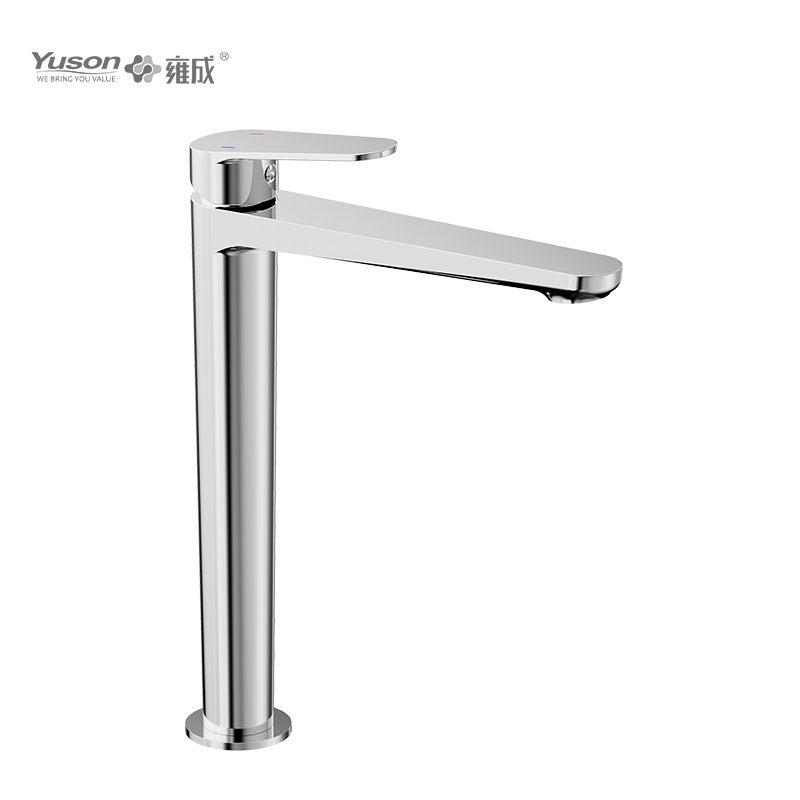 2027-31 Brass Faucet Single Lever deck-escenderunt calidam & frigidam altam pelvim turpis