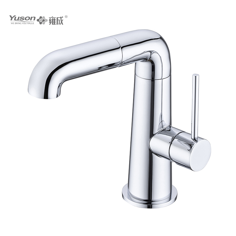 2047-32 Brass Faucet Single Lever Deck-escenderunt calidam & frigidam Rasin Mixer